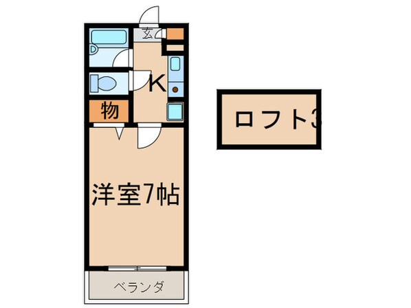 コンドミニアム医生ヶ丘Ⅲの物件間取画像